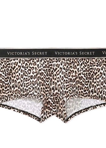 Victoria s Secret Leopar Desenli Mini Kadın Boxer
