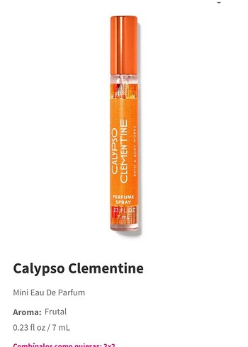 Calypso Clementine Mini Kadın Parfümü 7 mL