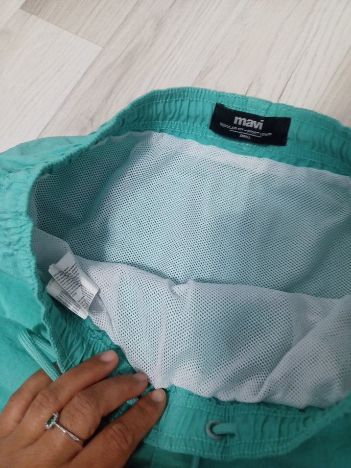 Turkuaz Mini Erkek Deniz Şortu - Görsel 4