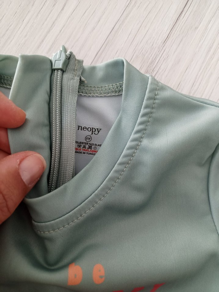 bebek güneş korumalı mayo üst - Görsel 4