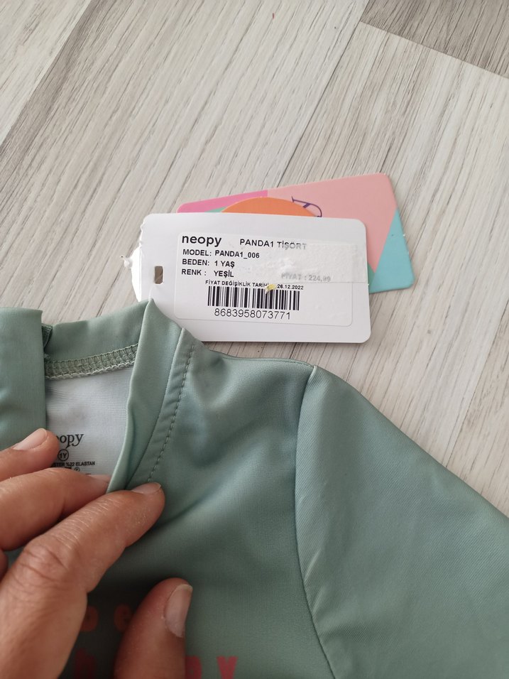 bebek güneş korumalı mayo üst - Görsel 2