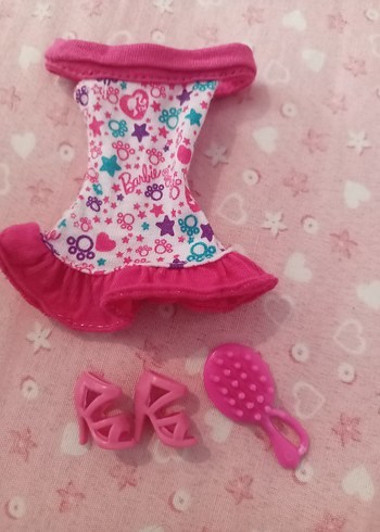 Barbie Bebek Elbisesi ve Aksesuarları - Görsel 3