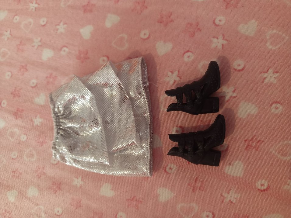 barbie bebek ayakkabısı ve etek - Görsel 3