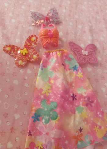 barbie kelebek elbisesi - Görsel 2