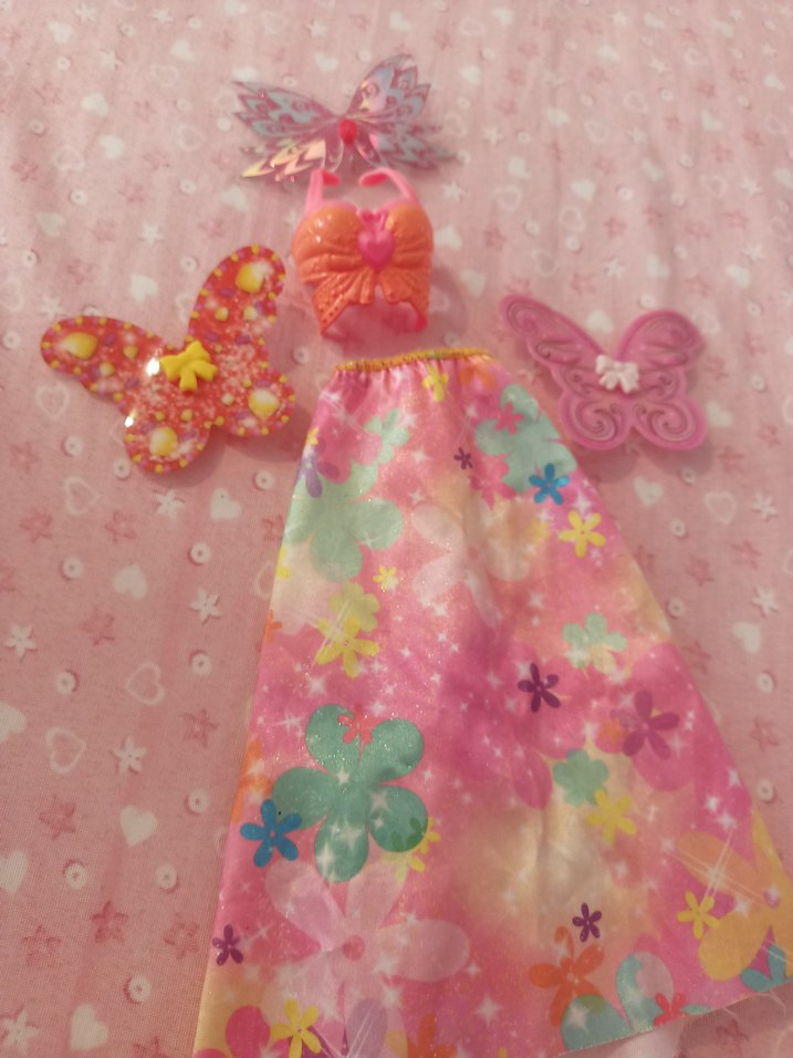 barbie kelebek elbisesi - Görsel 2