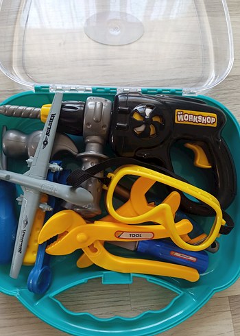 Fisher Price My Workshop Renkli Oyuncak Matkap Seti