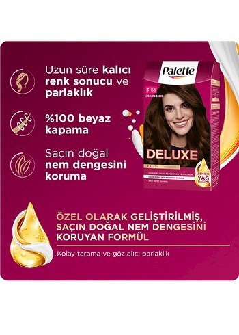 Palette Deluxe Saç Boyası 3-65 Çikolata Kahve - Görsel 3