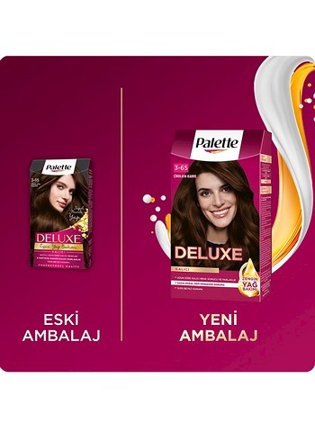 Palette Deluxe Saç Boyası 3-65 Çikolata Kahve - Görsel 8
