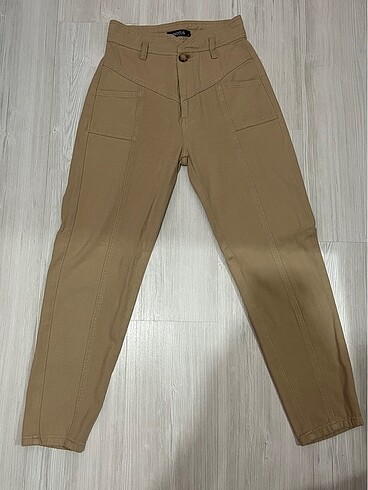 krem/kahverengi pantolon