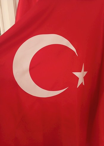 Türk bayrağı pelerin - Görsel 2