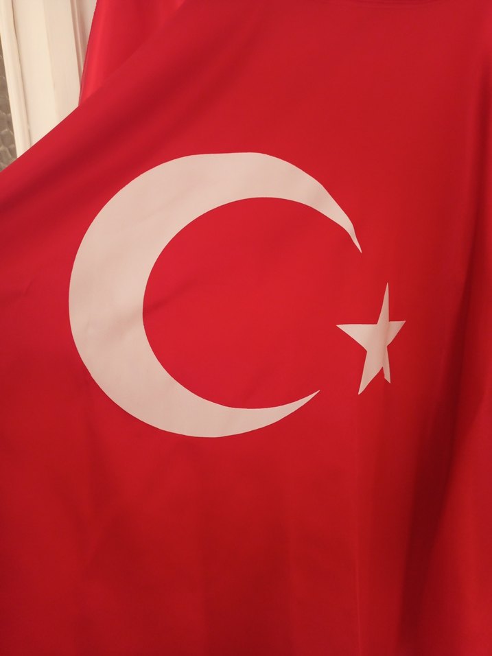 Türk bayrağı pelerin - Görsel 2