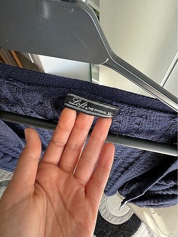 Zara Lacivert loft hırka