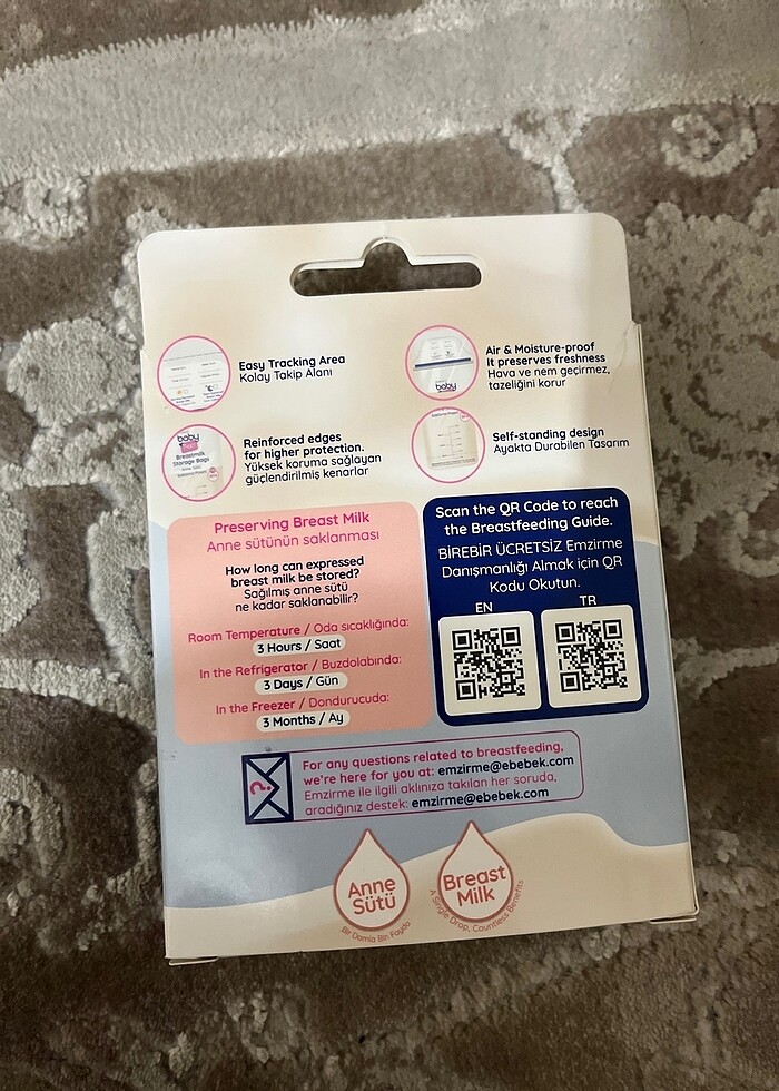 Süt saklama poşeti - Görsel 2