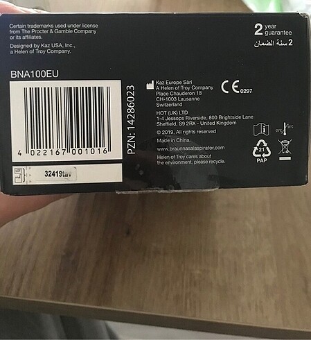  Braun aspiratör bna100