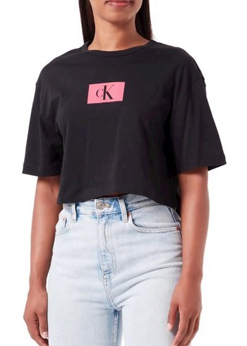 Calvin Klein Calvin Klein Orijinal Kısa Kollu Crop Tişört