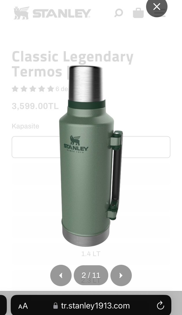 Orjinal Stanley 1.9 LT Vakumlu Paslanmaz Çelik Termos - Görsel 3