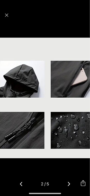 Diğer RUN Black Unisex Spor İthal Ceket Sıfır Ürün