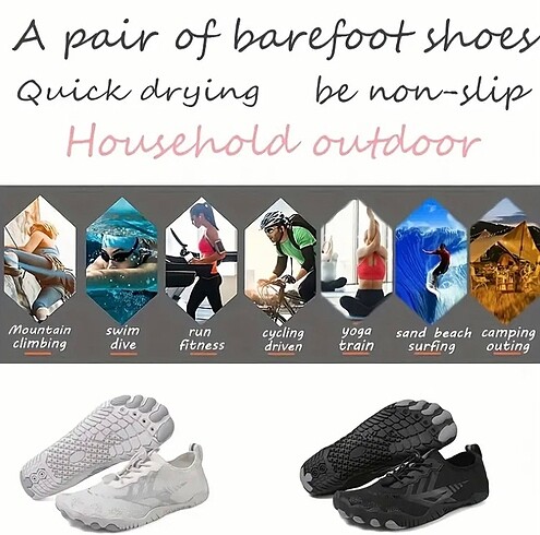 Unisex Spor Fıtnes Deniz Ayakkabısı - Görsel 5