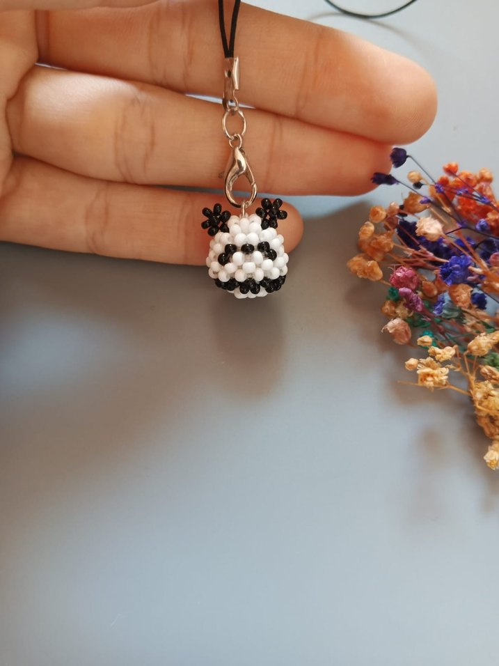 panda telefon charmı - Görsel 2