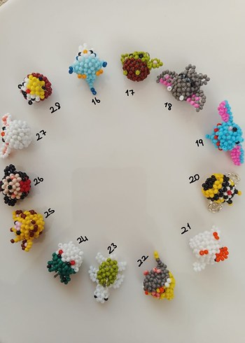 sevimli hayvanlar telefon charmı - Görsel 2