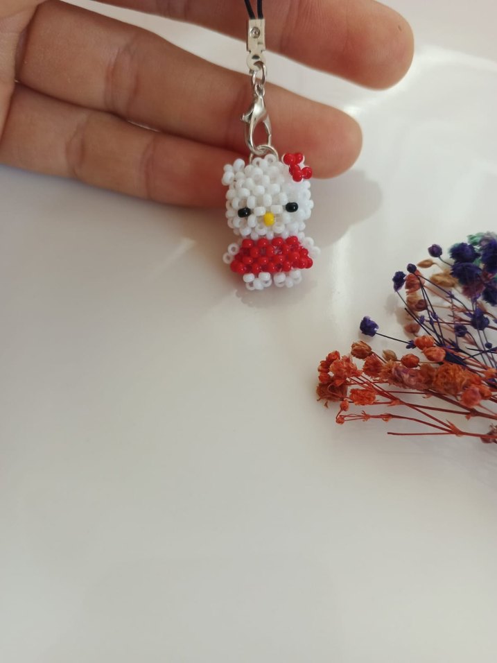 hello kitty telefon charmı - Görsel 2