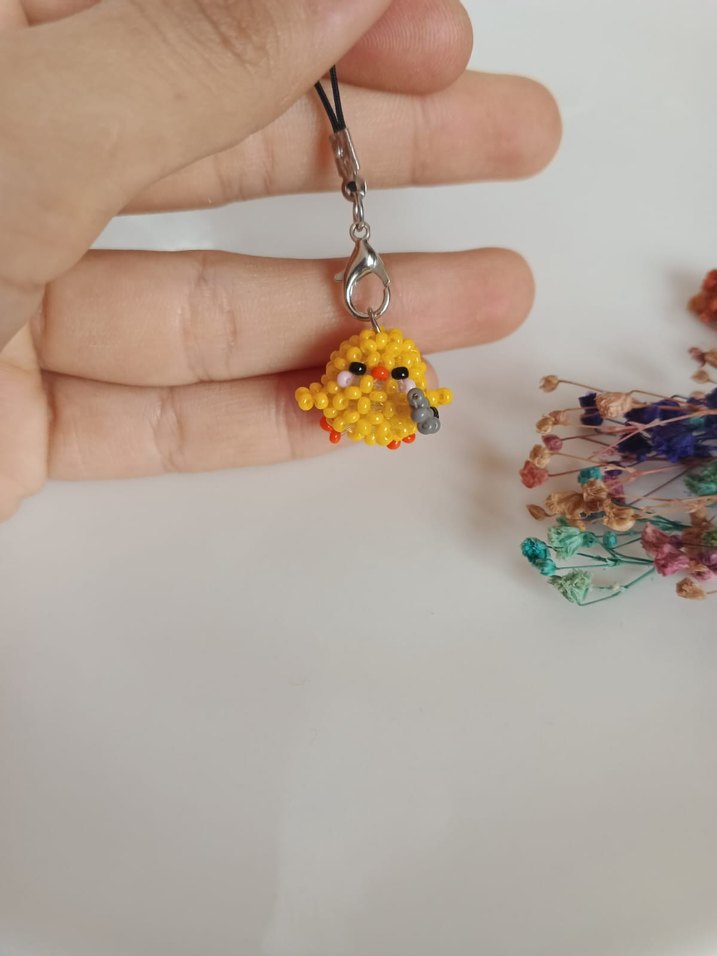 katil belalı civciv telefon charmı - Görsel 2