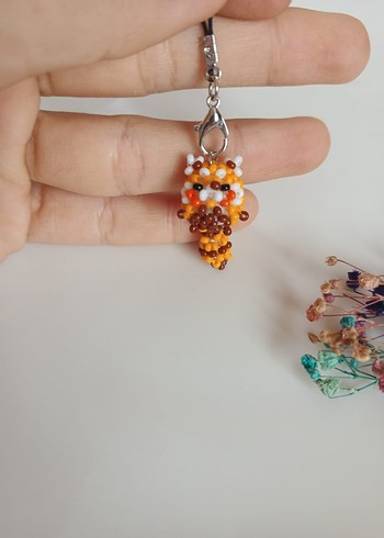 kızıl panda telefon charmı - Görsel 2