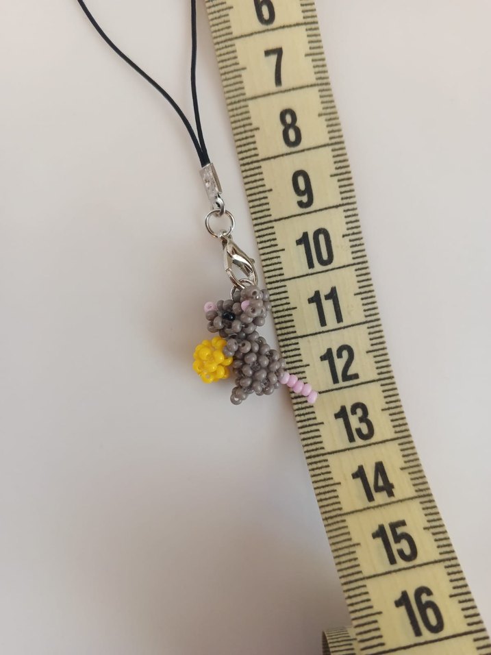 minik fare telefon charmı - Görsel 4