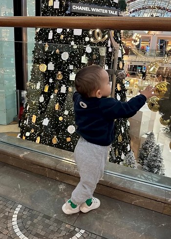 Erkek Çocuk Lacivert Fermuarlı Sweatshirt - Görsel 3