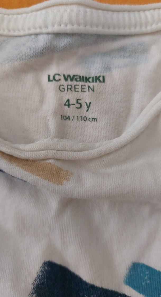 Baskılı Beyaz Çocuk Atlet - Görsel 2