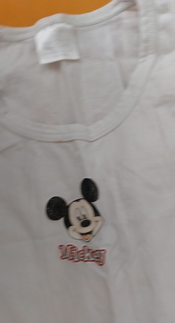 Çocuk Baskılı Atlet - Beyaz ve Mavi Çizgili - Görsel 2