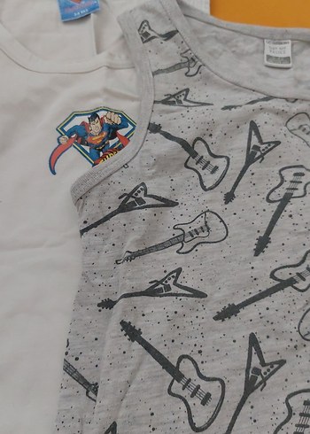 Çocuk Gri Baskılı Atlet 2'li Takım - Görsel 3