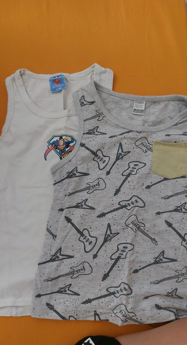 Çocuk Gri Baskılı Atlet 2'li Takım - Görsel 2