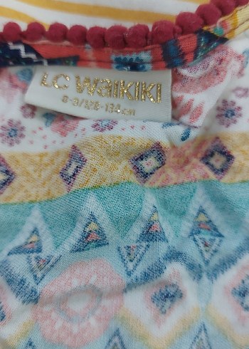 Renkli Desenli Kız Çocuk Panco - Görsel 5