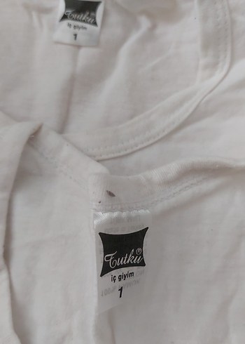 Beyaz Erkek Çocuk Atlet 2'li Paket - Görsel 2