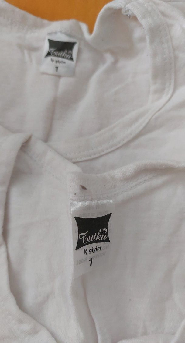 Beyaz Erkek Çocuk Atlet 2'li Paket - Görsel 2