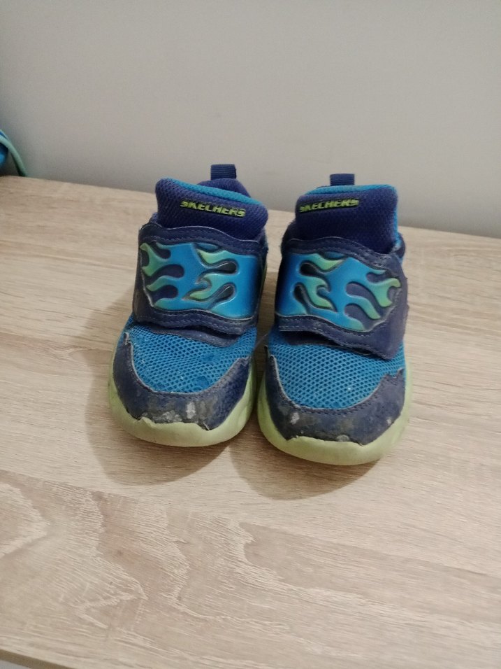 Renkli Erkek Çocuk Spor Ayakkabı Velcro - Görsel 5