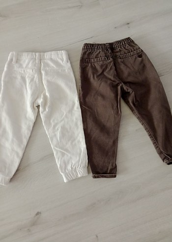 Erkek Çocuk krem ve Kahverengi Rahat Pantolon - Görsel 8