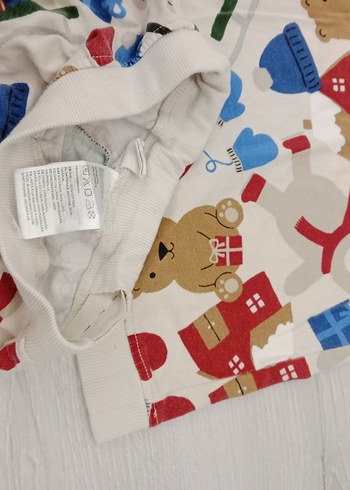 Çocuk Renkli Baskılı Polar Pijama Takımı - Görsel 10