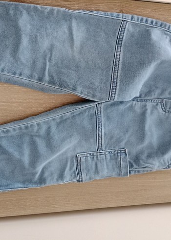 Erkek Çocuk Gri Bol Kesim Kot Pantolon - Görsel 5