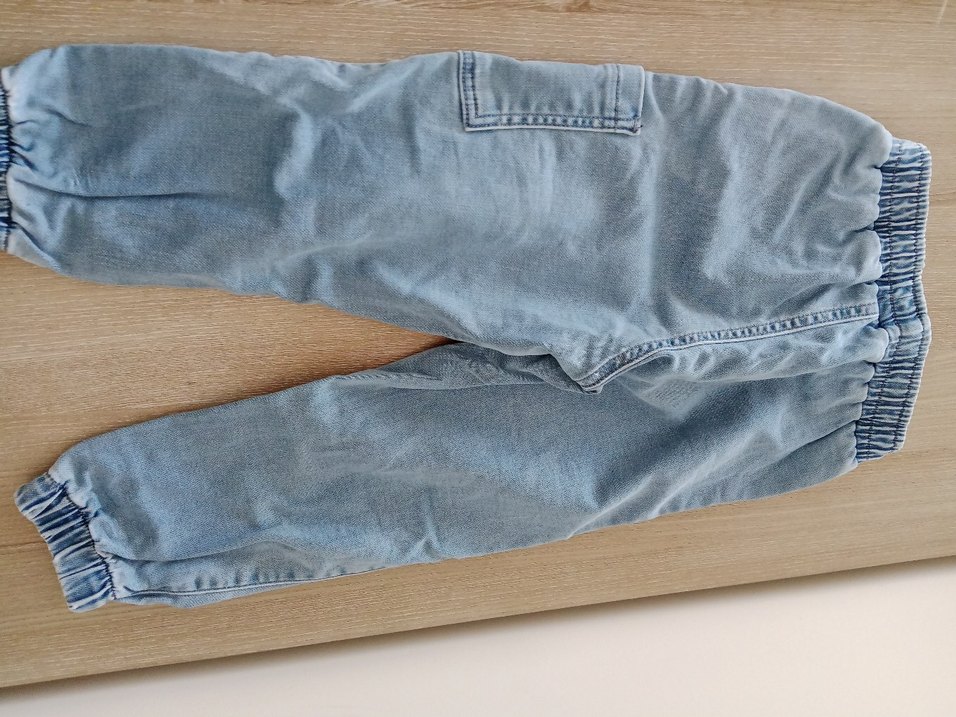 Erkek Çocuk Gri Bol Kesim Kot Pantolon - Görsel 3