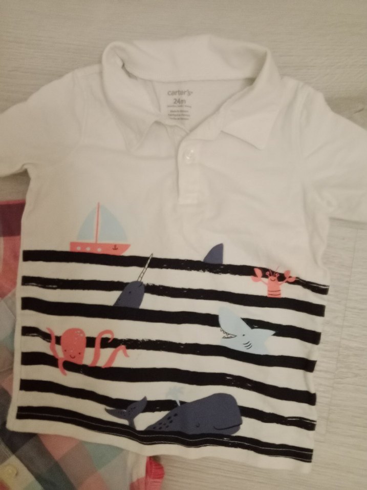 Bebek Erkek Çok Renkli Kısa Kollu Üçlü Takım - Görsel 5