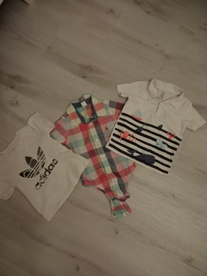 Bebek Erkek Çok Renkli Kısa Kollu Üçlü Takım - Görsel 3