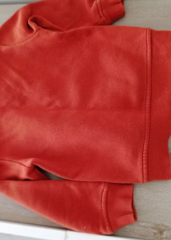 Erkek Çocuk Kırmızı Baskılı Sweatshirt - Görsel 5