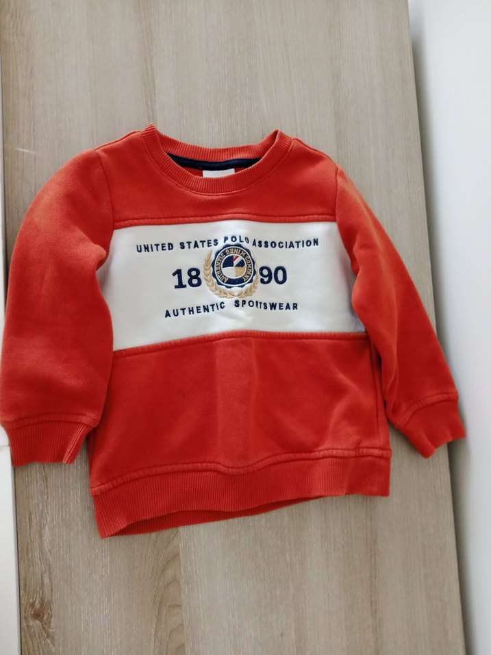 Erkek Çocuk Kırmızı Baskılı Sweatshirt - Görsel 3