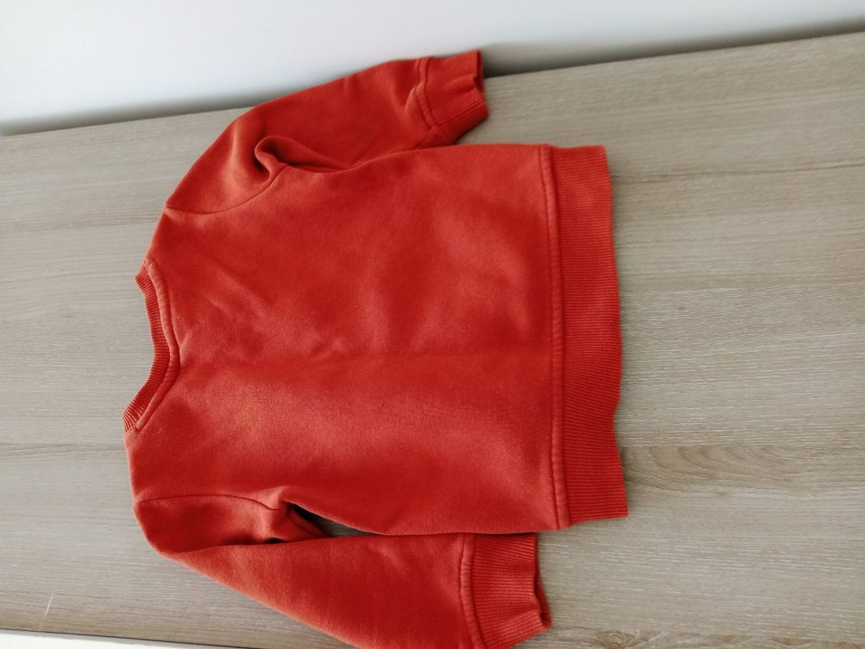 Erkek Çocuk Kırmızı Baskılı Sweatshirt - Görsel 4