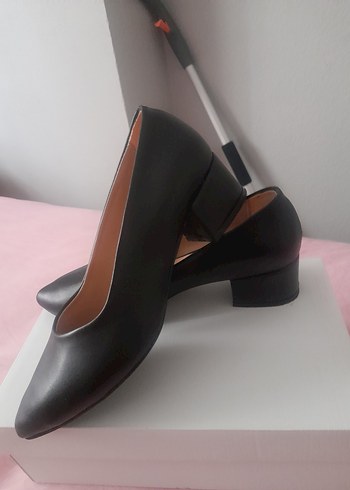 39 Beden siyah Renk Siyah Kadın Topuklu Stiletto Ayakkabı