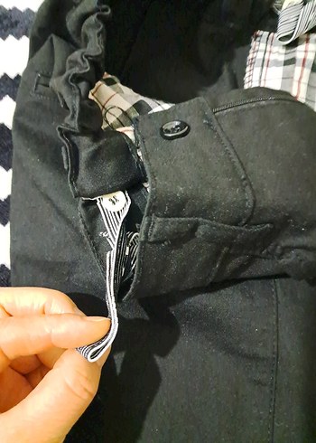 Kız Çocuk Gri Uzun Kollu Örme Tişört ve keten pantolon - Görsel 8