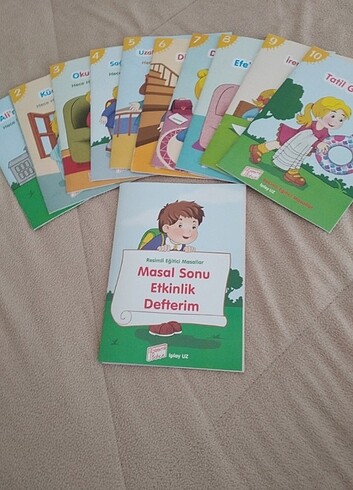 Resimli eğitici masallar okuma seti