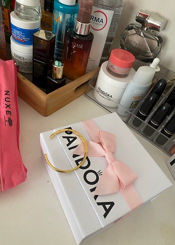 Altın Renkli Açık Bangle Bileklik - Görsel 2